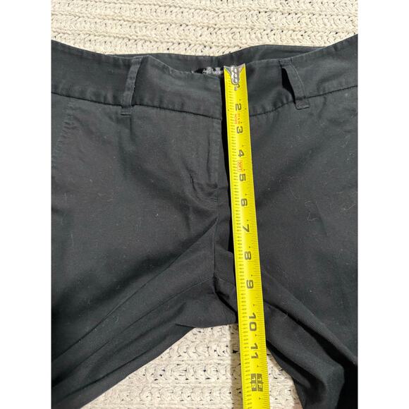 Daisy Fuentes Cropped Dress Pants Stretch Wide Leg Women's Size 4 Onyx Black - Picture 4 of 10